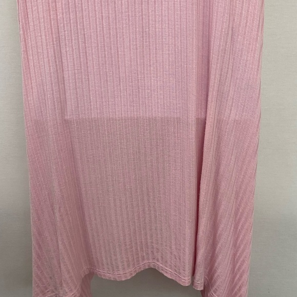Supernova Pink Ribbed Open Long Vest Size M I-83 - Picture 4 of 11